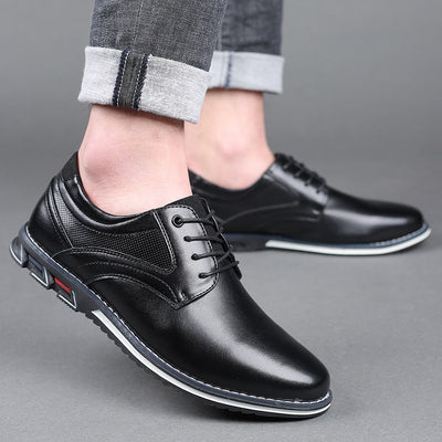 Men's Comfortable Leather Walking Office Shoes